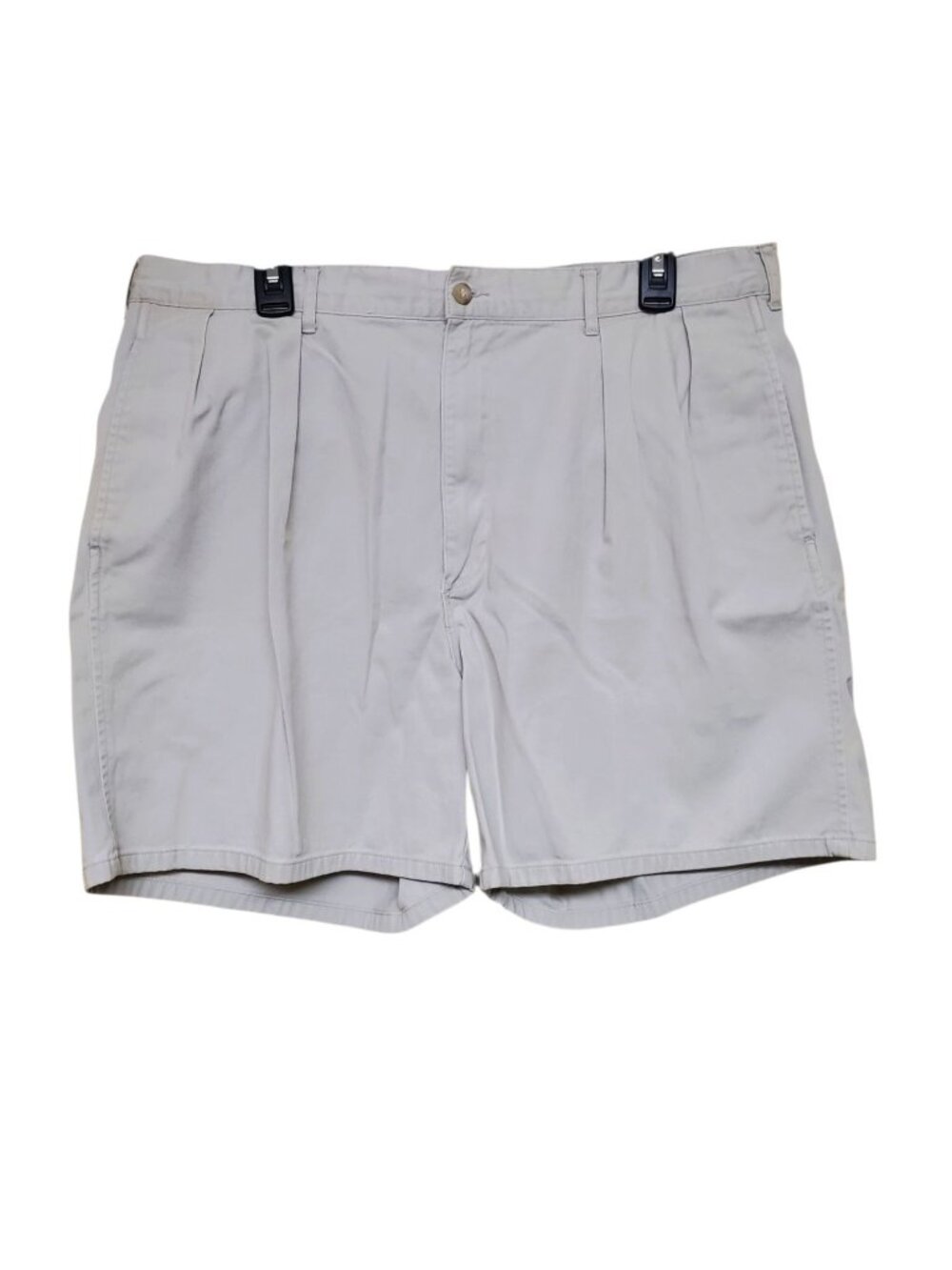 Polo Ralph Lauren Men's Vintage Light Beige Khaki Pleated 6" Cotton Shorts Sz 38